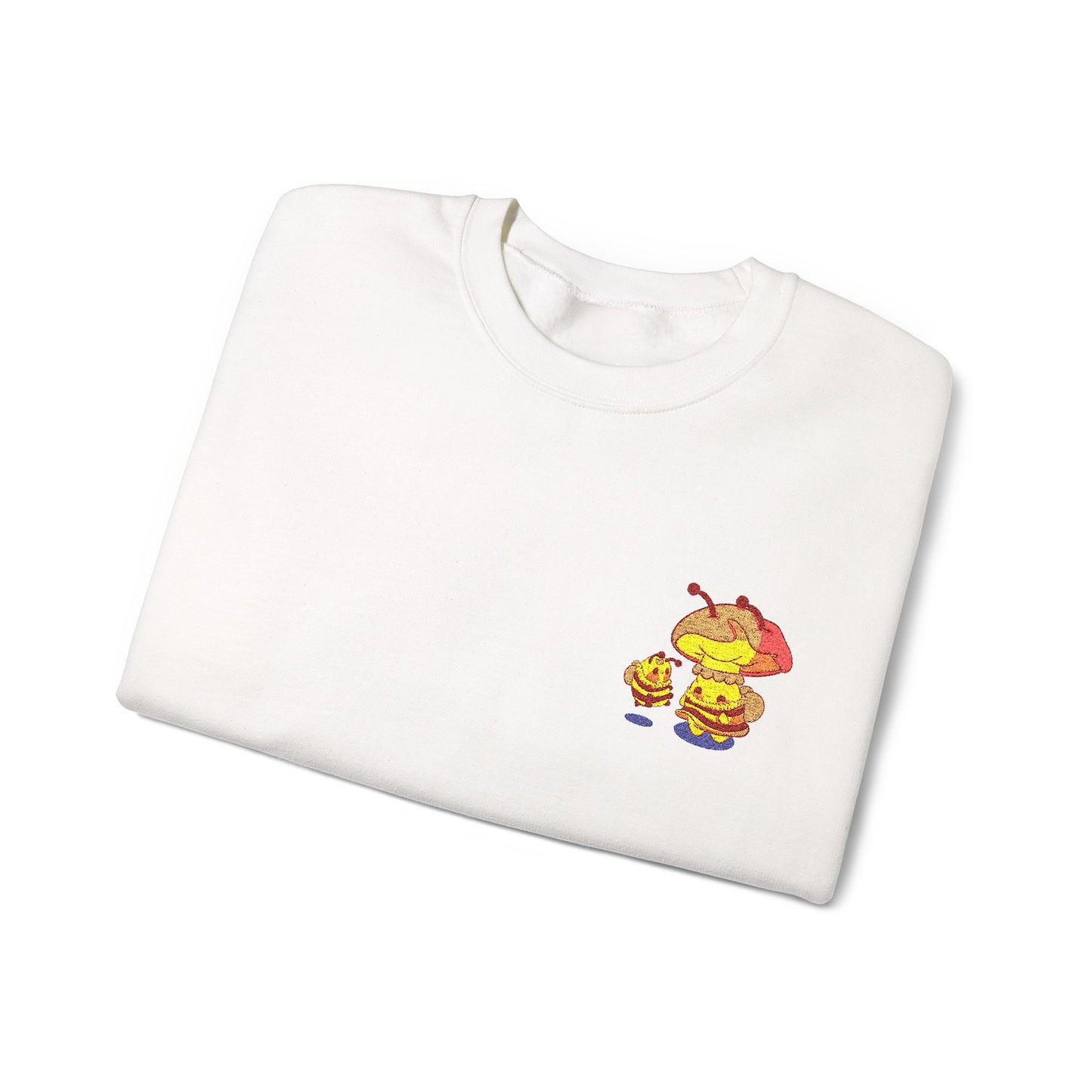 Bee Friends Sweatshirt Embroidery