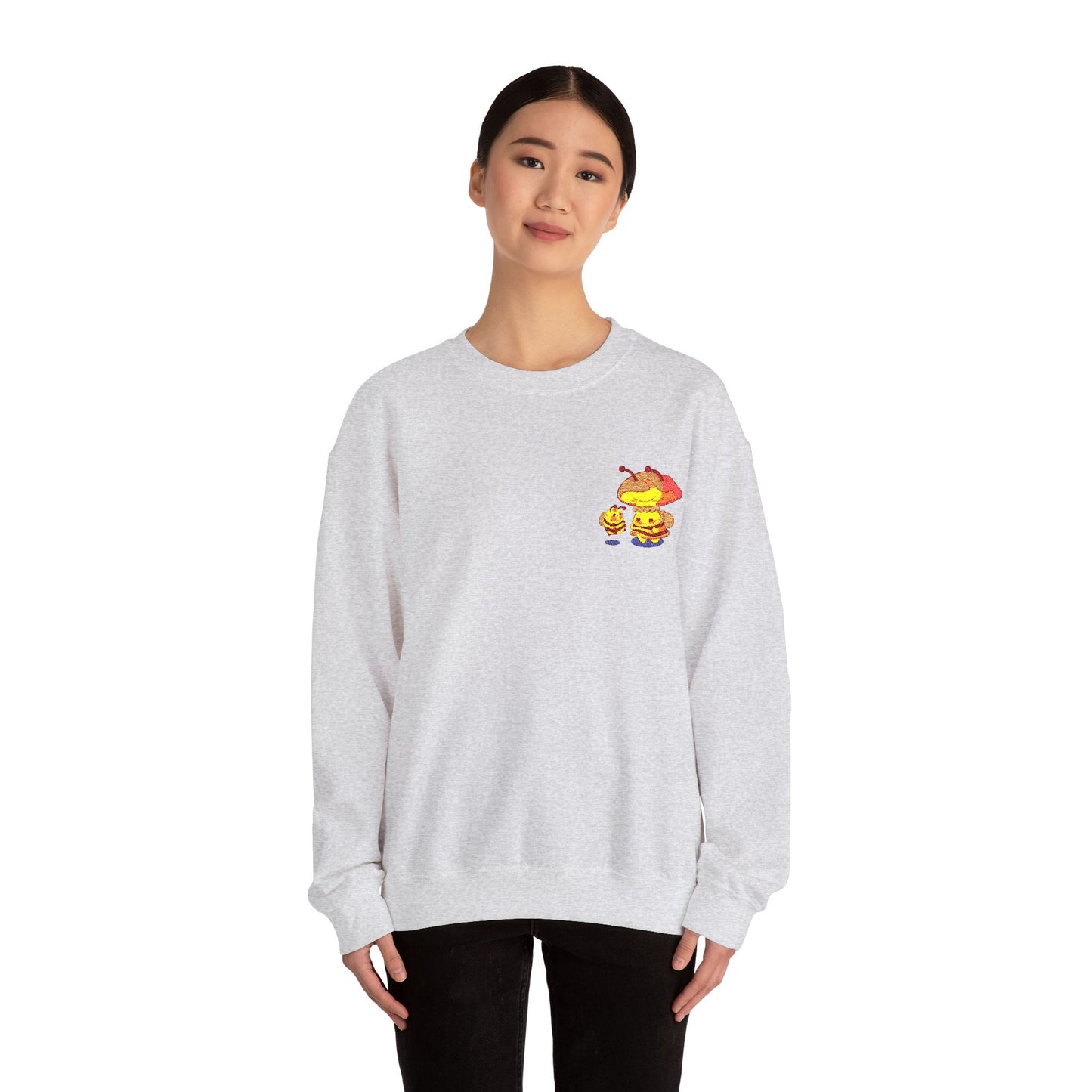 Bee Friends Sweatshirt Embroidery