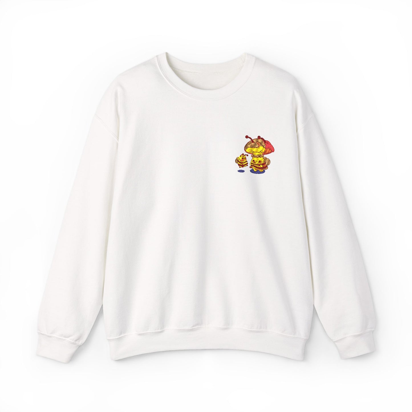 Bee Friends Sweatshirt Embroidery