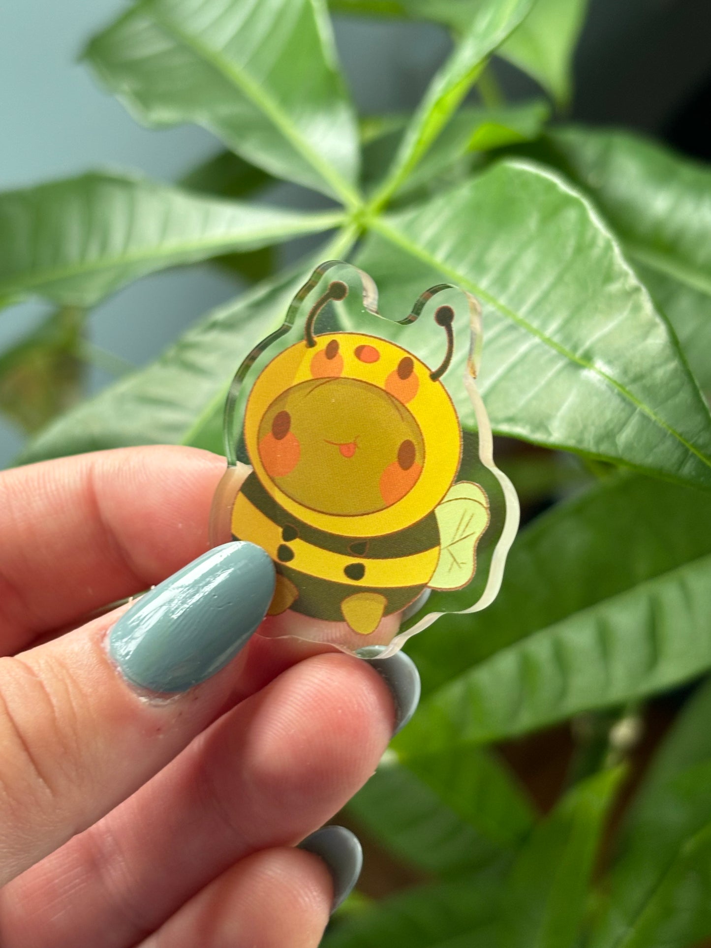 Gerald bee acrylic Pin