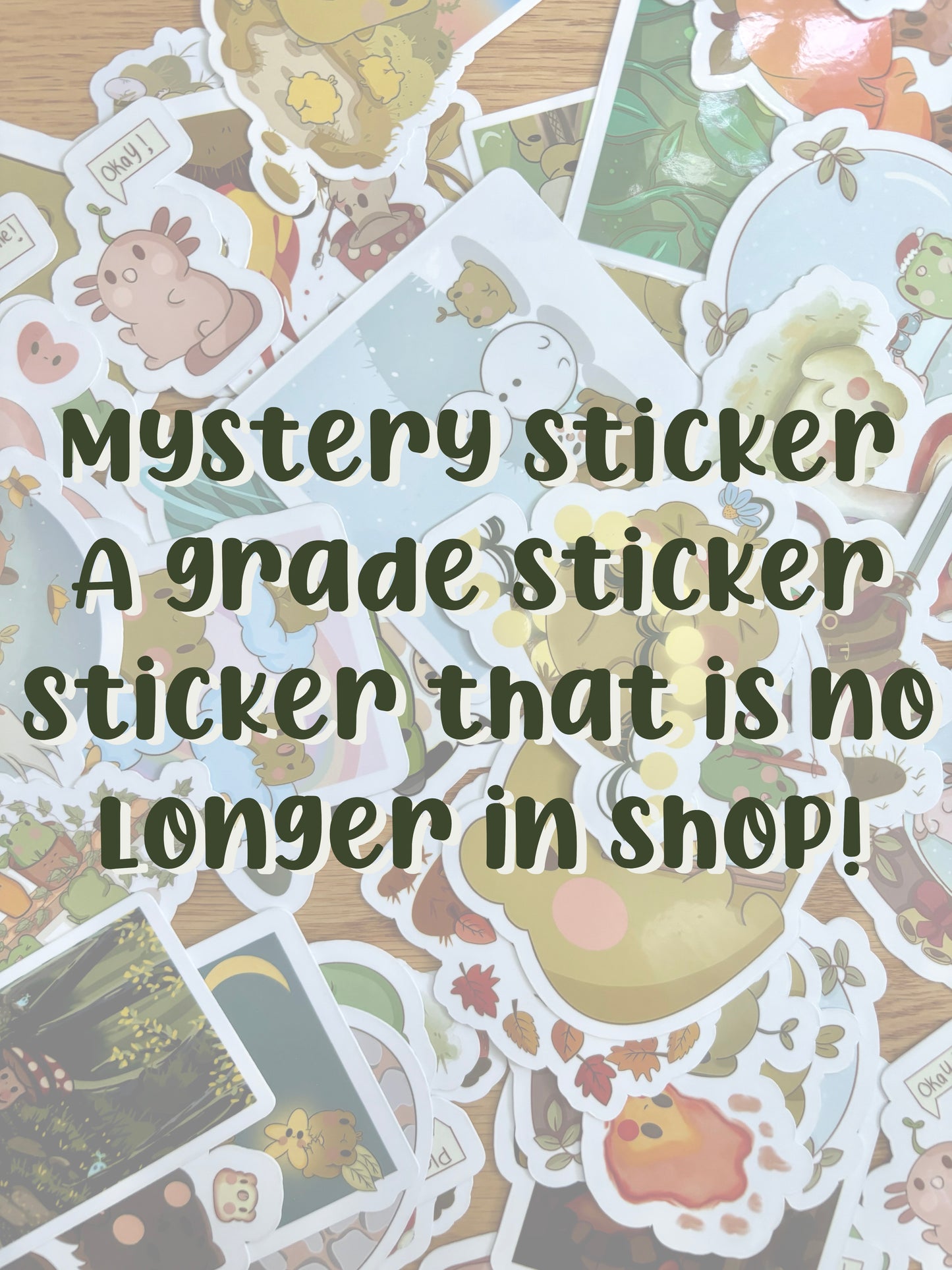 Mystery sticker