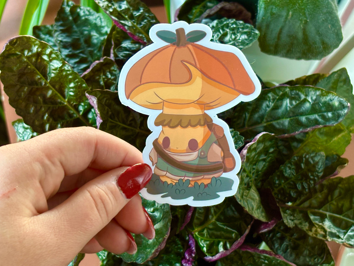 Girl Mushie in Cute Clothes