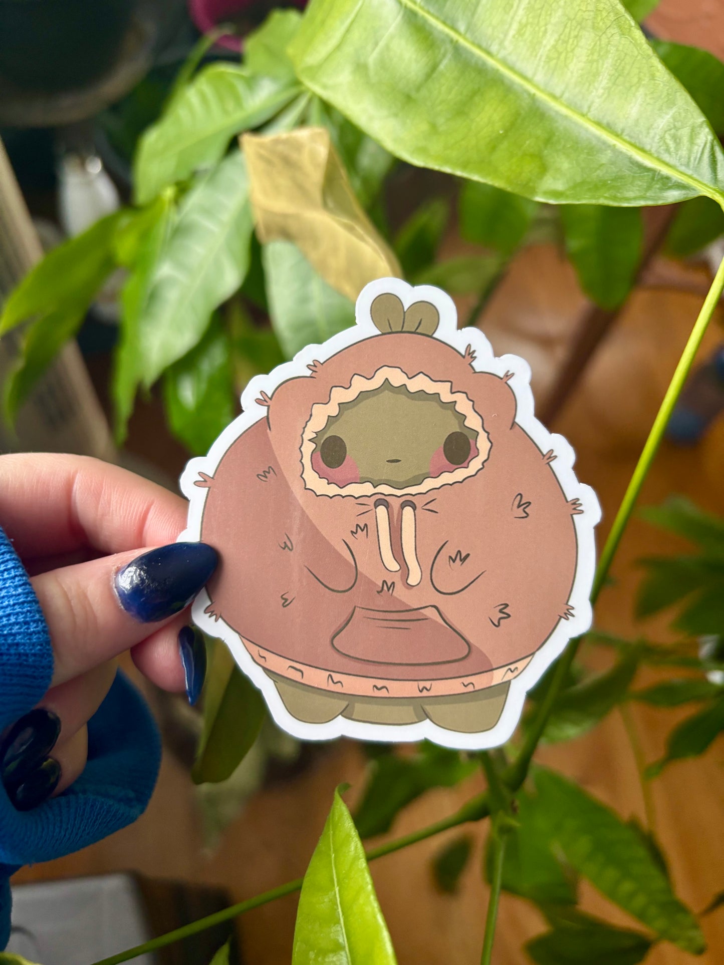 Gerald in a fuzzy sweatshirt