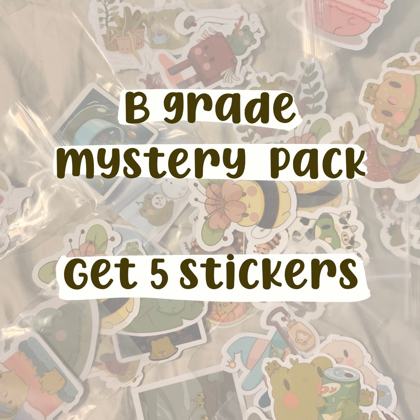 grab bag - b grade stickers