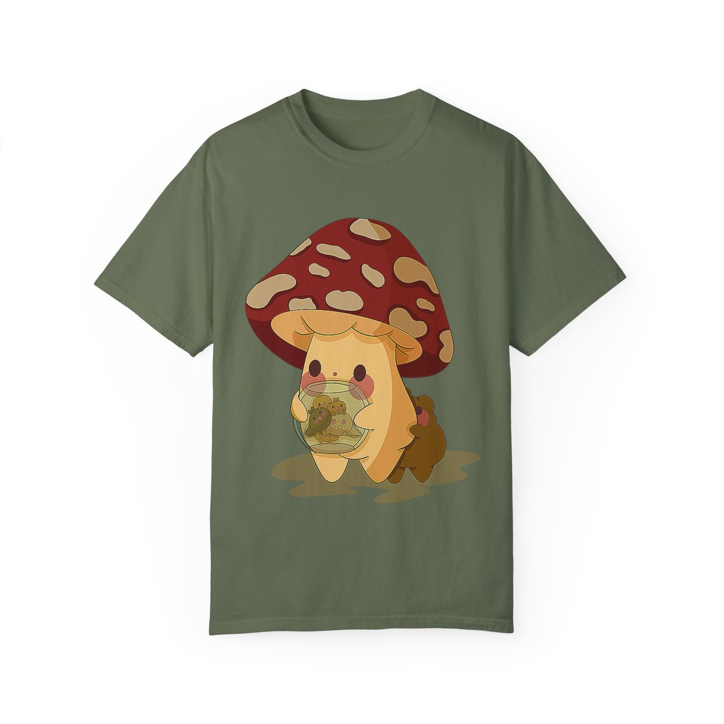 Moose watching baby Gerald Unisex Garment-Dyed T-shirt