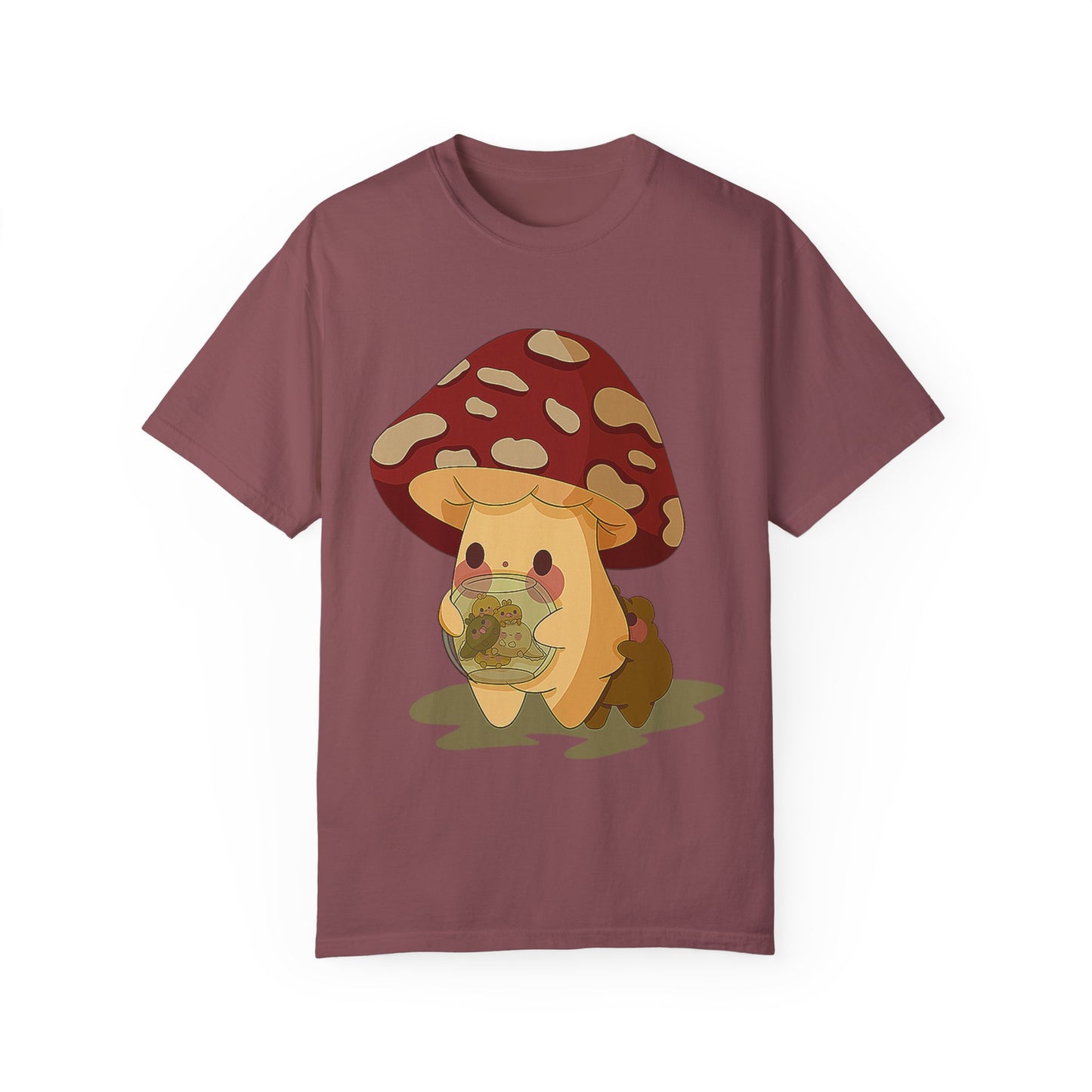Moose watching baby Gerald Unisex Garment-Dyed T-shirt