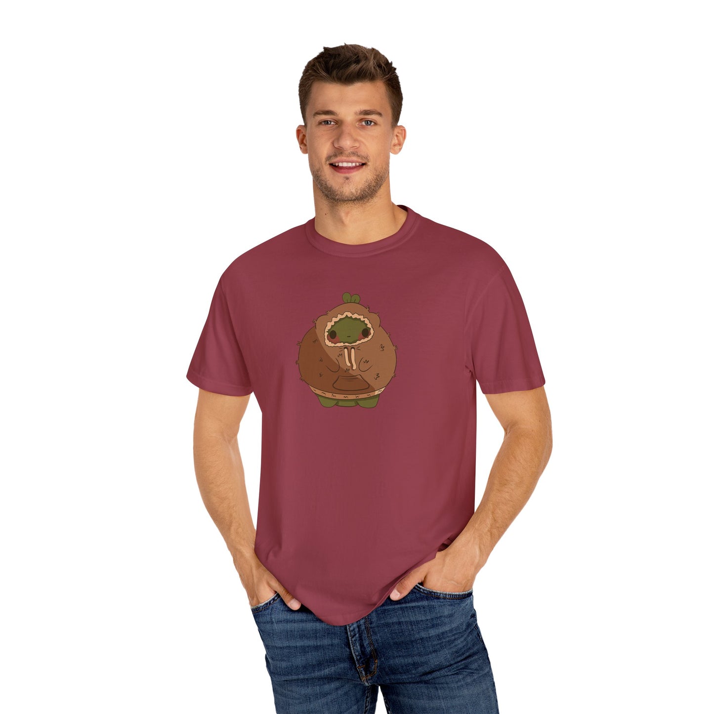 Gerald in a fuzzy sweatshirt Unisex Garment-Dyed T-shirt