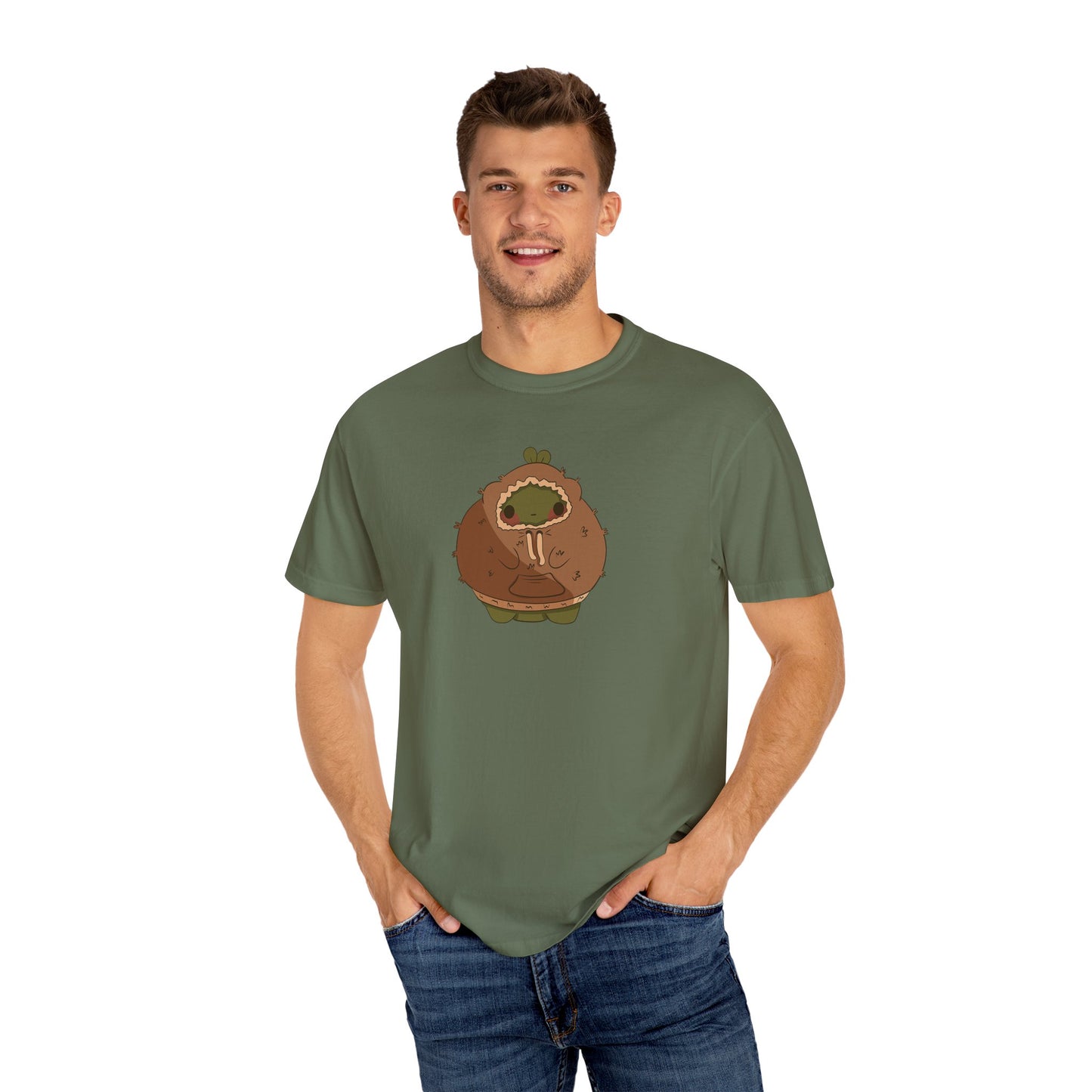 Gerald in a fuzzy sweatshirt Unisex Garment-Dyed T-shirt