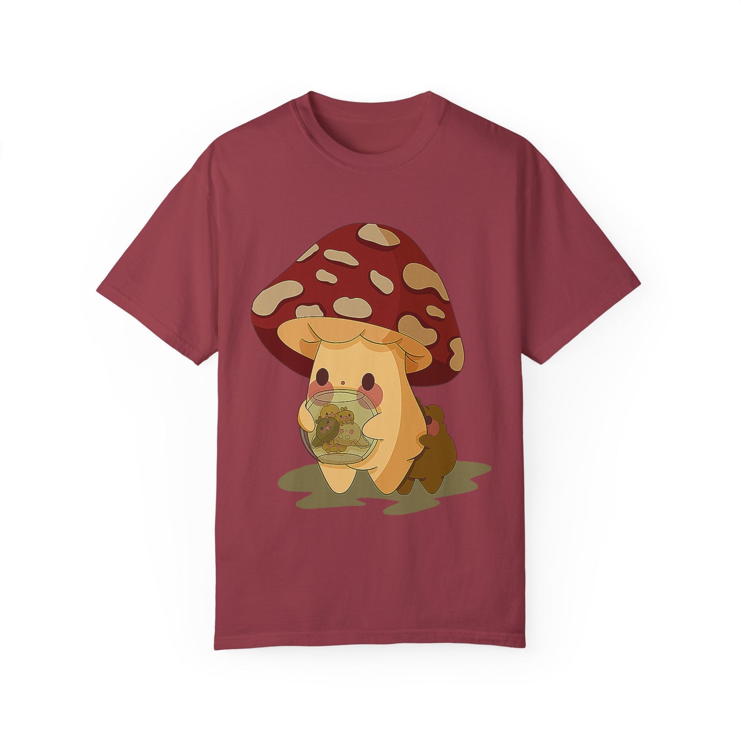 Moose watching baby Gerald Unisex Garment-Dyed T-shirt