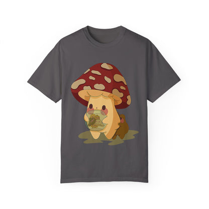 Moose watching baby Gerald Unisex Garment-Dyed T-shirt