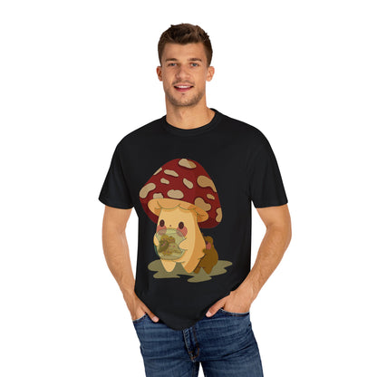 Moose watching baby Gerald Unisex Garment-Dyed T-shirt