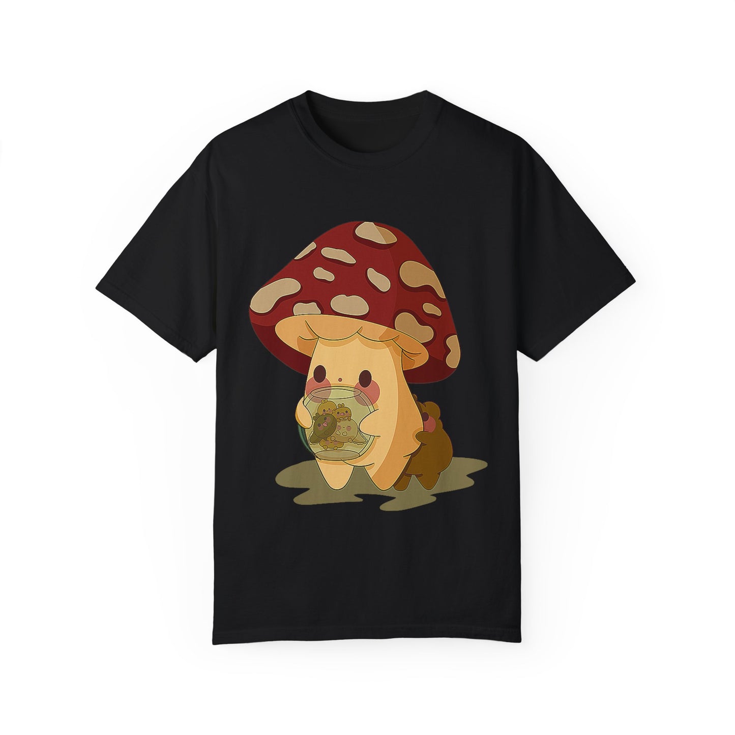 Moose watching baby Gerald Unisex Garment-Dyed T-shirt