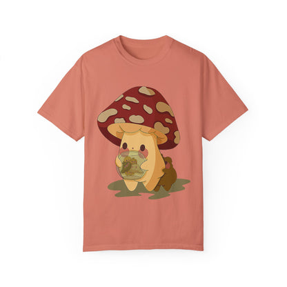 Moose watching baby Gerald Unisex Garment-Dyed T-shirt