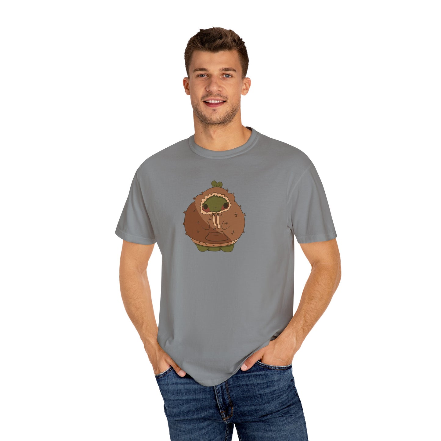 Gerald in a fuzzy sweatshirt Unisex Garment-Dyed T-shirt