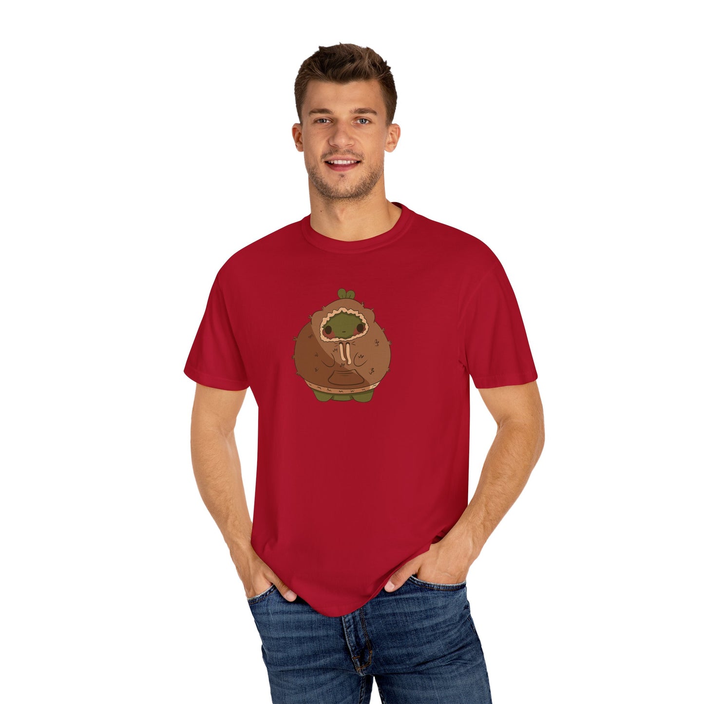 Gerald in a fuzzy sweatshirt Unisex Garment-Dyed T-shirt