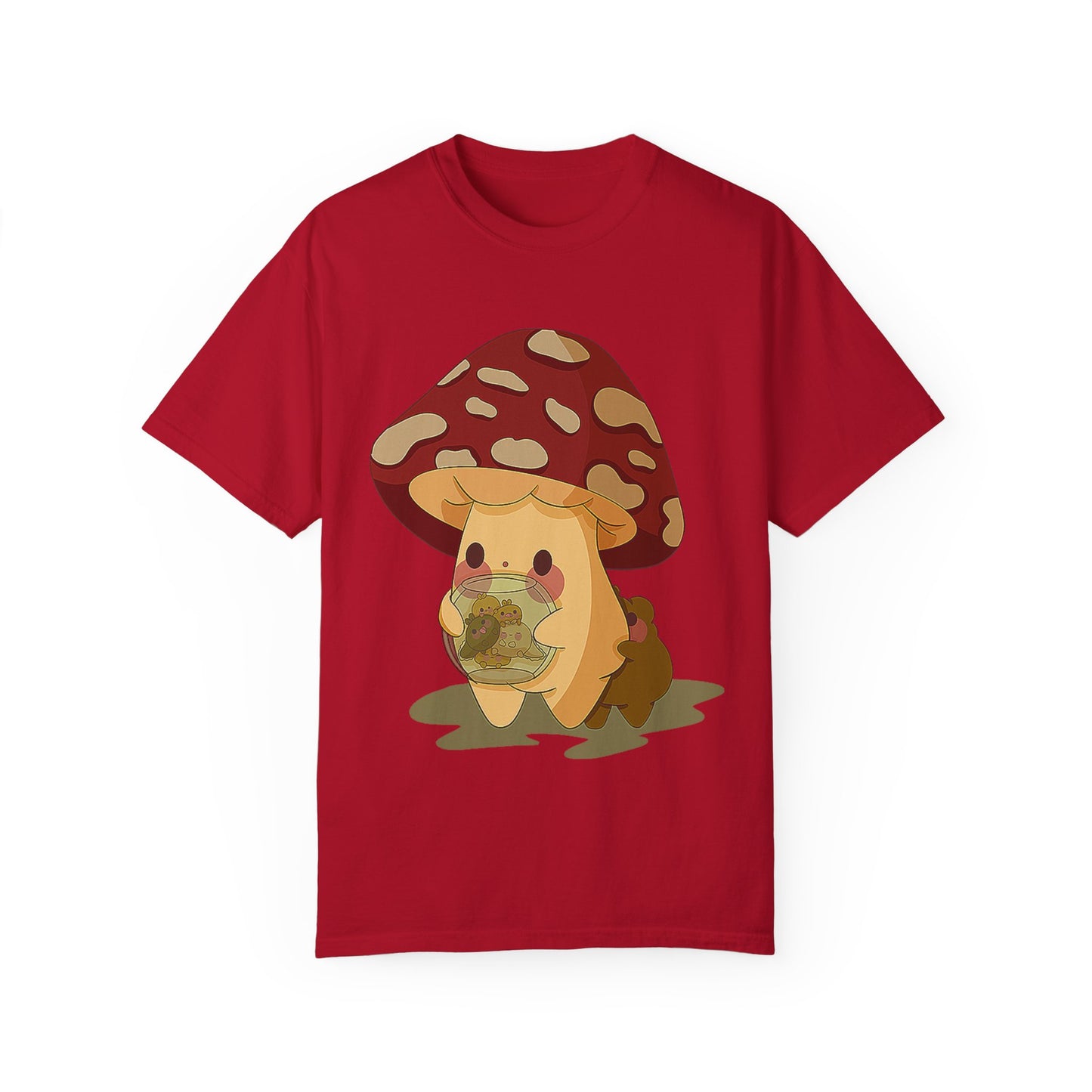 Moose watching baby Gerald Unisex Garment-Dyed T-shirt