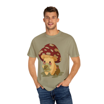 Moose watching baby Gerald Unisex Garment-Dyed T-shirt