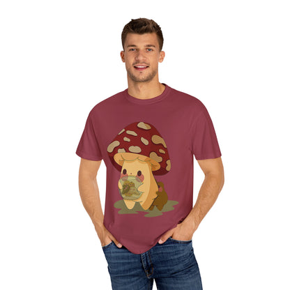 Moose watching baby Gerald Unisex Garment-Dyed T-shirt