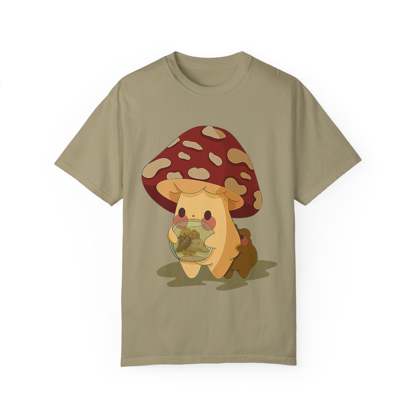 Moose watching baby Gerald Unisex Garment-Dyed T-shirt