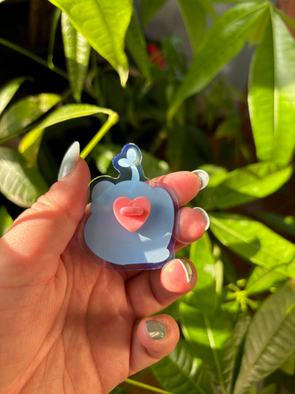Gerald acrylic pin