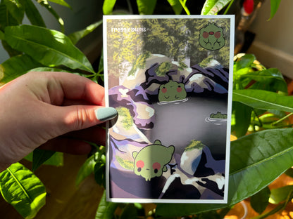 jumping into summer  - art print