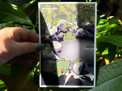 jumping into summer  - art print