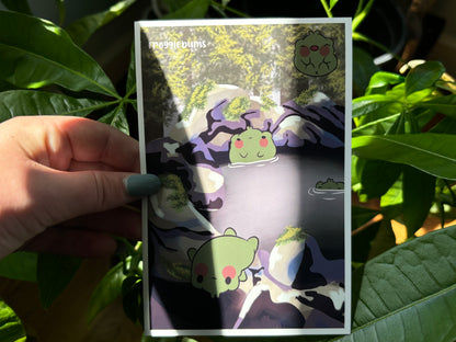 jumping into summer  - art print