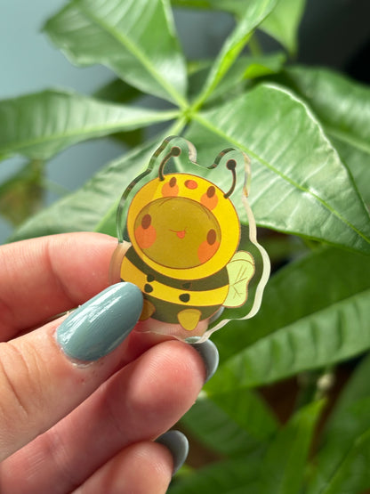 Gerald  bee acrylic Pin