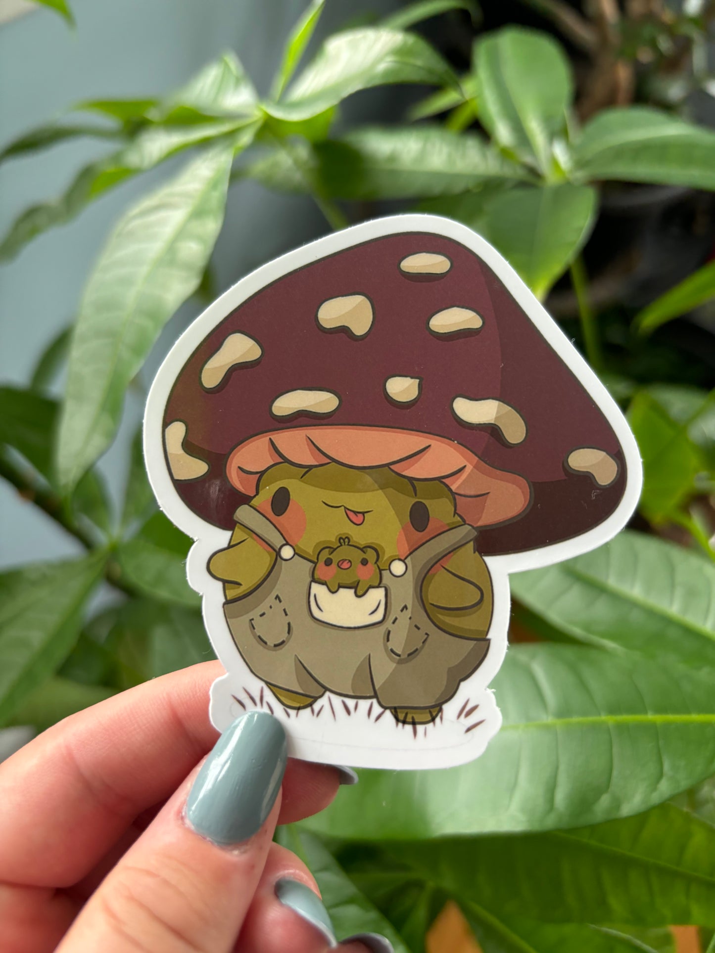 Gerald with his baby