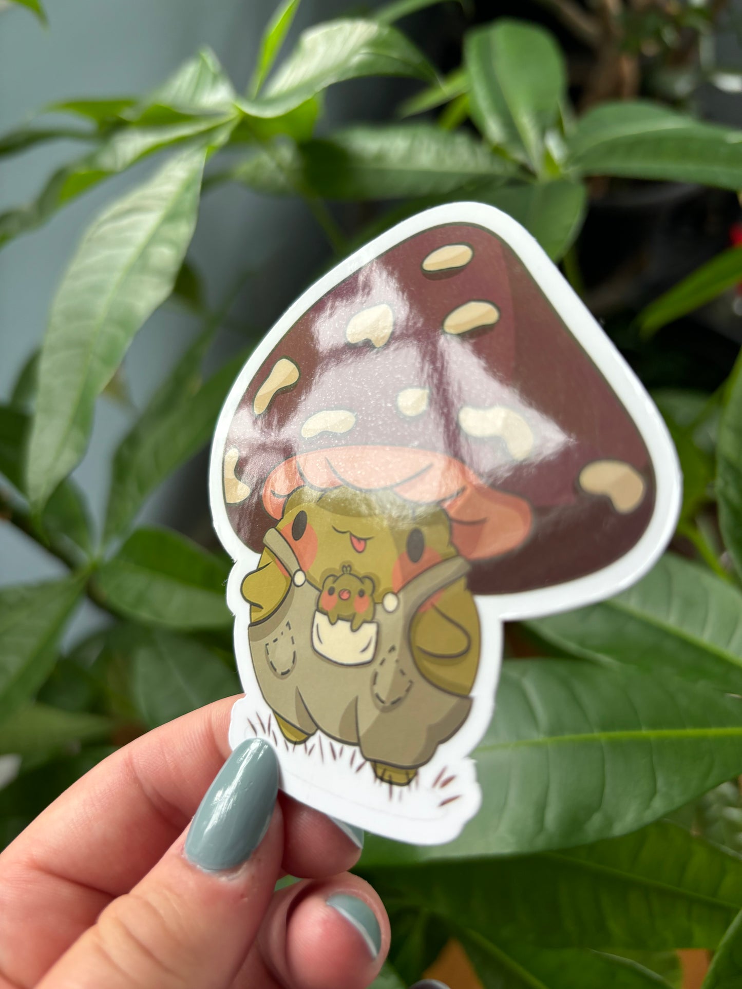 Gerald with his baby