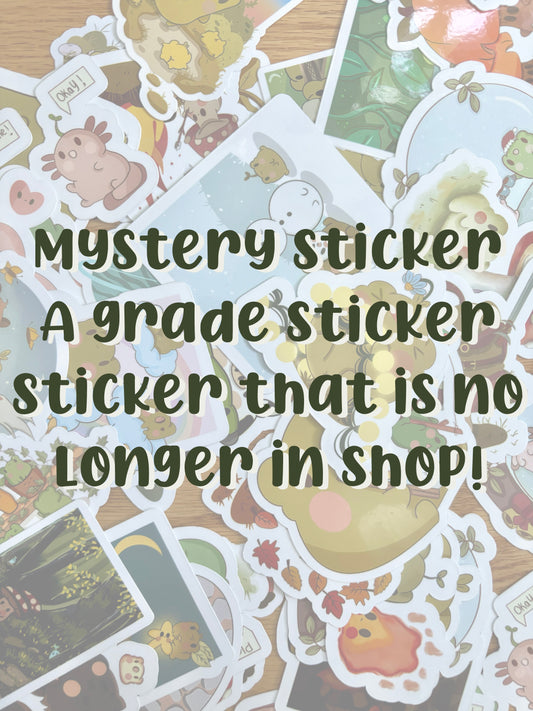 Mystery sticker