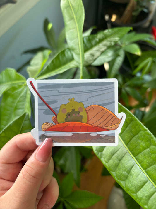 Gerald On A Leaf