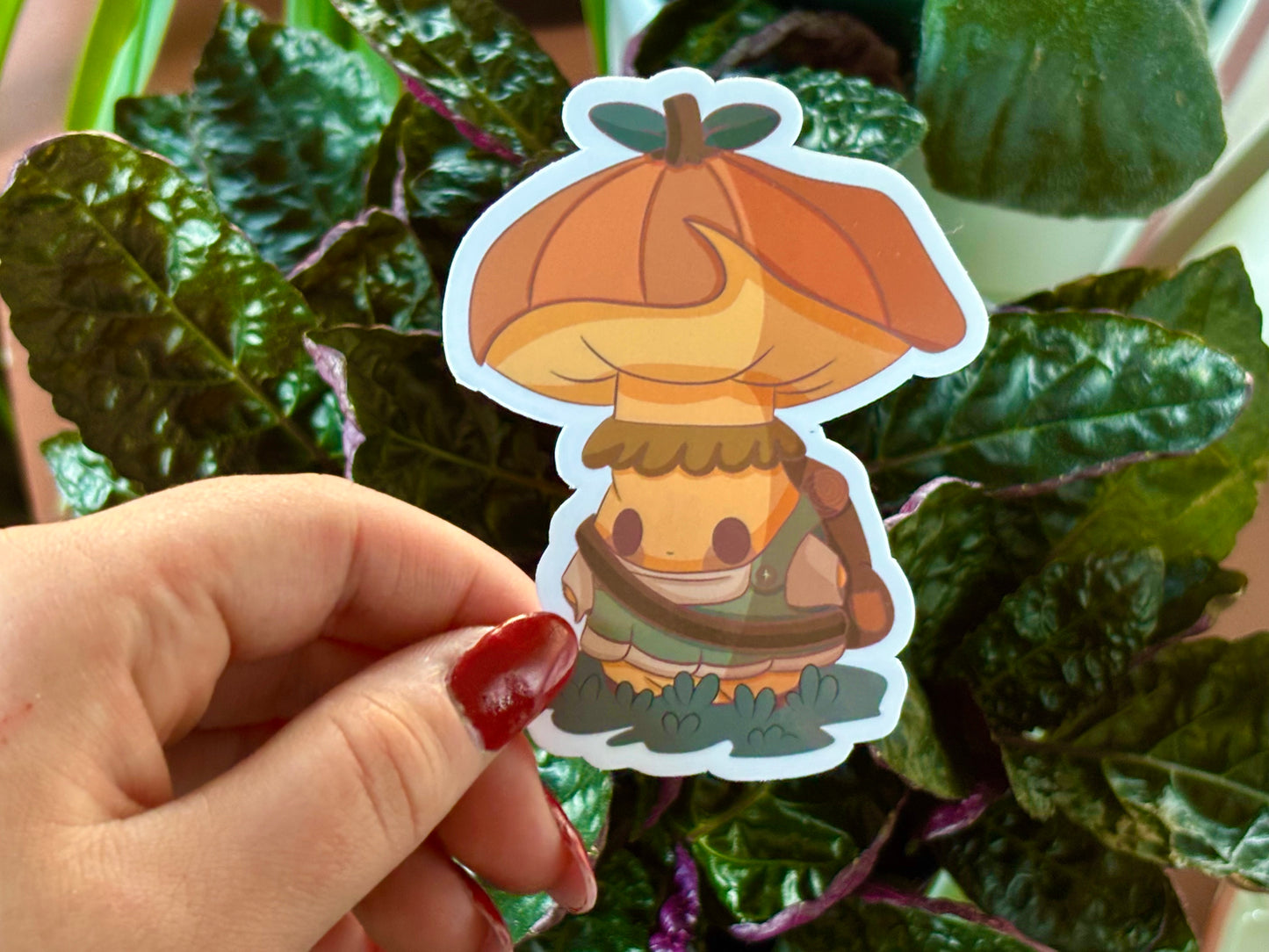 Girl Mushie in Cute Clothes