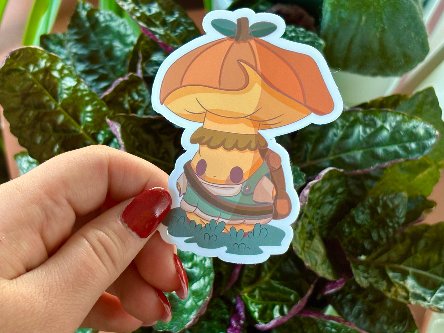 Girl Mushie in Cute Clothes