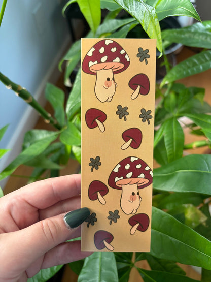 Mushroom Bookmark | Cute Fall Cozy Bookmark