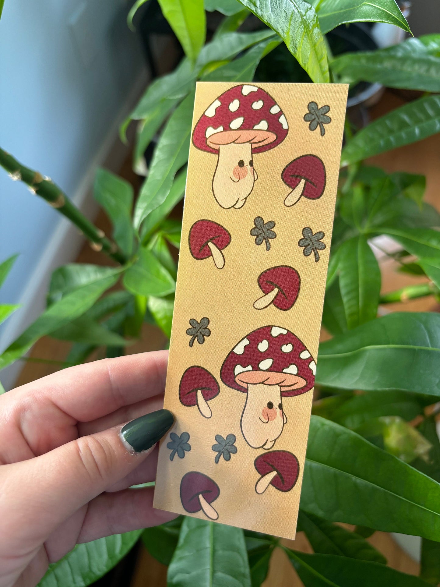 Mushroom Bookmark | Cute Fall Cozy Bookmark