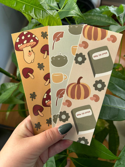 Fall Bookmark Bundle | Double-Sided Autumn Bookmarks | Stay Cozy Autumn Design