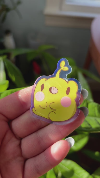 Gerald acrylic pin